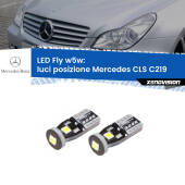 0 Luci posizione LED Mercedes CLS C219 2004-2010: W5W Fly W5W: Lampadine LED Fly 6000k (Coppia)