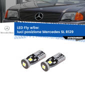 0 Luci posizione LED Mercedes SL R129 1989-2001: W5W Fly W5W: Lampadine LED Fly 6000k (Coppia)