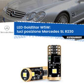 0 Luci posizione LED Mercedes SL R230 2001-2012: T10 GoldStar T10 (W5W) Goldstar Coppia LED Canbus Next Gen