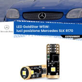 0 Luci posizione LED Mercedes SLK R170 1996-2004: T10 GoldStar T10 (W5W) Goldstar Coppia LED Canbus Next Gen