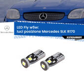 0 Luci posizione LED Mercedes SLK R170 1996-2004: W5W Fly W5W: Lampadine LED Fly 6000k (Coppia)