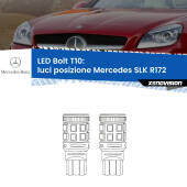 0 Luci posizione LED Mercedes SLK R172 2011in poi: T10 Bolt T10: LED Bolt 6000k (Coppia)