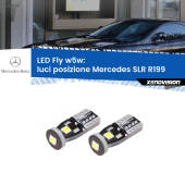 0 Luci posizione LED Mercedes SLR R199 2004in poi: W5W Fly W5W: Lampadine LED Fly 6000k (Coppia)