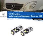 0 Luci posizione LED Mercedes Sprinter 906 2006-2018: W5W Fly W5W: Lampadine LED Fly 6000k (Coppia)