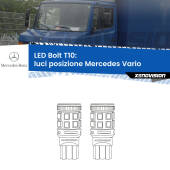 0 Luci posizione LED Mercedes Vario 1996-2013: T10 Bolt T10: LED Bolt 6000k (Coppia)