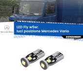 0 Luci posizione LED Mercedes Vario 1996-2013: W5W Fly W5W: Lampadine LED Fly 6000k (Coppia)