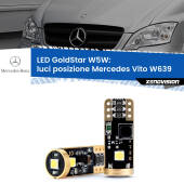 0 Luci posizione LED Mercedes Vito W639 2003-2012: T10 GoldStar T10 (W5W) Goldstar Coppia LED Canbus Next Gen