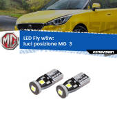 0 Luci posizione LED MG  3  2011in poi: W5W Fly W5W: Lampadine LED Fly 6000k (Coppia)