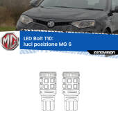 0 Luci posizione LED MG 6  2010in poi: T10 Bolt T10: LED Bolt 6000k (Coppia)