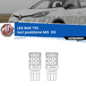 0 Luci posizione LED MG  GS  2016-2019: T10 Bolt T10: LED Bolt 6000k (Coppia)