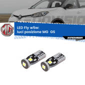 0 Luci posizione LED MG  GS  2016-2019: W5W Fly W5W: Lampadine LED Fly 6000k (Coppia)