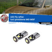 0 Luci posizione LED MG MGF  1995-2002: W5W Fly W5W: Lampadine LED Fly 6000k (Coppia)
