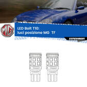 0 Luci posizione LED MG  TF  2002-2009: T10 Bolt T10: LED Bolt 6000k (Coppia)