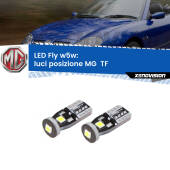 0 Luci posizione LED MG  TF  2002-2009: W5W Fly W5W: Lampadine LED Fly 6000k (Coppia)
