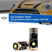 0 Luci posizione LED Mini Cooper F55 F56 2013-2017: T10 GoldStar T10 (W5W) Goldstar Coppia LED Canbus Next Gen