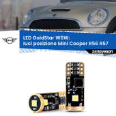 0 Luci posizione LED Mini Cooper R56 R57 2006-2013: T10 GoldStar T10 (W5W) Goldstar Coppia LED Canbus Next Gen