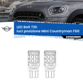 0 Luci posizione LED Mini Countryman F60 2016-2019: T10 Bolt T10: LED Bolt 6000k (Coppia)