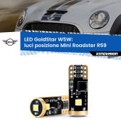 0 Luci posizione LED Mini Roadster R59 2012-2015: T10 GoldStar T10 (W5W) Goldstar Coppia LED Canbus Next Gen