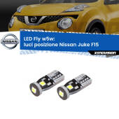0 Luci posizione LED Nissan Juke F15 2010-2014: W5W Fly W5W: Lampadine LED Fly 6000k (Coppia)
