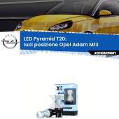 0 Luci posizione LED Opel Adam M13 2012-2019: T20 Pyramid T20 (7443 7440): XE Pyramid LED Kit per Luci Diurne DRL