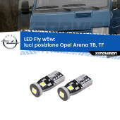 0 Luci posizione LED Opel Arena TB, TF 1998-2001: W5W Fly W5W: Lampadine LED Fly 6000k (Coppia)