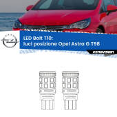 0 Luci posizione LED Opel Astra G T98 2001-2005: T10 Bolt T10: LED Bolt 6000k (Coppia)