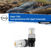 0 Luci posizione LED Opel Cascada  2013-2019: T20 Bolt T20: Bolt LED 6000k (Coppia)
