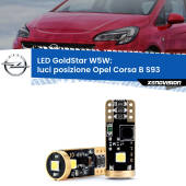0 Luci posizione LED Opel Corsa B S93 1993-2000: T10 GoldStar T10 (W5W) Goldstar Coppia LED Canbus Next Gen