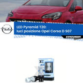 0 Luci posizione LED Opel Corsa D S07 2011-2014: T20 Pyramid T20 (7443 7440): XE Pyramid LED Kit per Luci Diurne DRL