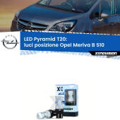 0 Luci posizione LED Opel Meriva B S10 2010-2017: T20 Pyramid T20 (7443 7440): XE Pyramid LED Kit per Luci Diurne DRL