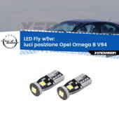 0 Luci posizione LED Opel Omega B V94 1994-2003: W5W Fly W5W: Lampadine LED Fly 6000k (Coppia)