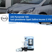 0 Luci posizione LED Opel Zafira C Tourer  2011-2016: T20 Pyramid T20 (7443 7440): XE Pyramid LED Kit per Luci Diurne DRL