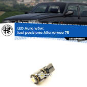 0 Luci posizione LED per Alfa romeo 75 1985-1992: Aura w5w W5W: lampadina LED Aura 6000k