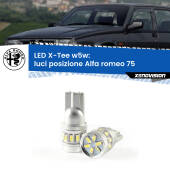 0 Luci posizione LED per Alfa romeo 75 1985-1992: W5W X-Tee W5W (T10) LED X-Tee (Coppia)