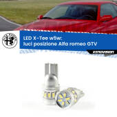 0 Luci posizione LED per Alfa romeo GTV  1995-2005: W5W X-Tee W5W (T10) LED X-Tee (Coppia)