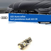 0 Luci posizione LED per Audi A6 C8 2018in poi: Aura w5w W5W: lampadina LED Aura 6000k