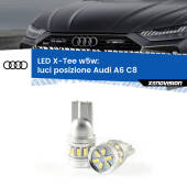 0 Luci posizione LED per Audi A6 C8 2018in poi: W5W X-Tee W5W (T10) LED X-Tee (Coppia)