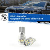 0 Luci posizione LED per BMW Serie-5 E39 1996-2003: W5W X-Tee W5W (T10) LED X-Tee (Coppia)