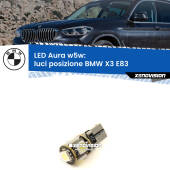 0 Luci posizione LED per BMW X3 E83 2003-2006: Aura w5w W5W: lampadina LED Aura 6000k