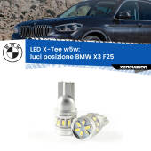 0 Luci posizione LED per BMW X3 F25 2010-2016: W5W X-Tee W5W (T10) LED X-Tee (Coppia)