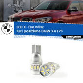 0 Luci posizione LED per BMW X4 F26 2014-2017: W5W X-Tee W5W (T10) LED X-Tee (Coppia)