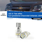 0 Luci posizione LED per Chevrolet Orlando J309 2011-2019: W5W X-Tee W5W (T10) LED X-Tee (Coppia)