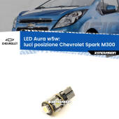 0 Luci posizione LED per Chevrolet Spark M300 2009-2016: Aura w5w W5W: lampadina LED Aura 6000k