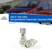 0 Luci posizione LED per Chevrolet Tacuma U100 2005-2008: W5W X-Tee W5W (T10) LED X-Tee (Coppia)