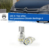 0 Luci posizione LED per Citroën Berlingo II 2008-2017: W5W X-Tee W5W (T10) LED X-Tee (Coppia)