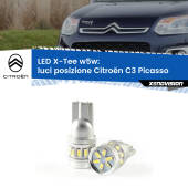 0 Luci posizione LED per Citroën C3 Picasso 2009-2016: W5W X-Tee W5W (T10) LED X-Tee (Coppia)