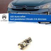 0 Luci posizione LED per Citroën C4 Aircross 2010-2018: Aura w5w W5W: lampadina LED Aura 6000k