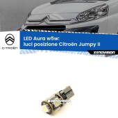 0 Luci posizione LED per Citroën Jumpy II 2006-2015: Aura w5w W5W: lampadina LED Aura 6000k