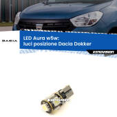 0 Luci posizione LED per Dacia Dokker 2012in poi: Aura w5w W5W: lampadina LED Aura 6000k