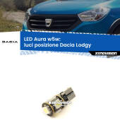 0 Luci posizione LED per Dacia Lodgy 2012in poi: Aura w5w W5W: lampadina LED Aura 6000k